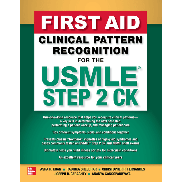  First Aid Clinical Pattern Recognition for the USMLE Step 2 CK 