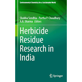  Herbicide Residue Research in India