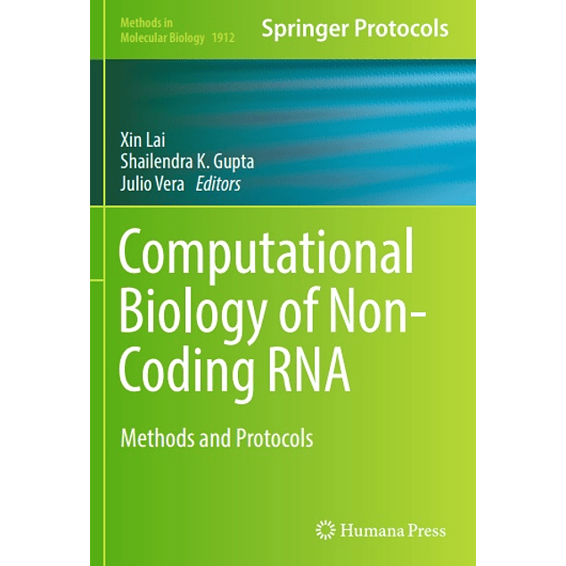 Computational Biology of Non-Coding RNA: Methods and Protocols