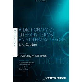 A Dictionary of Literary Terms and Literary Theory