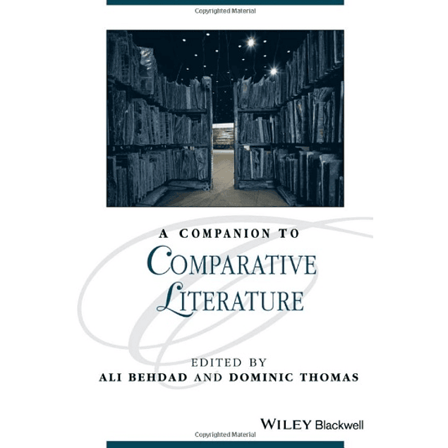  A Companion to Comparative Literature