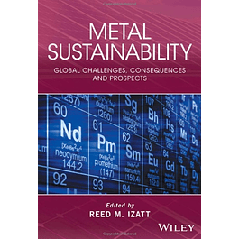  Metal Sustainability: Global Challenges, Consequences, and Prospects 
