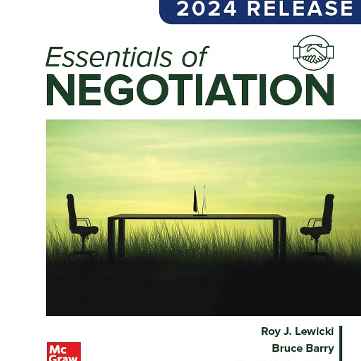 Essentials of Negotiation: 2024 Release 1