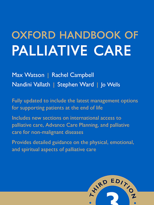 Oxford Handbook of Palliative Care 3rd Edition 