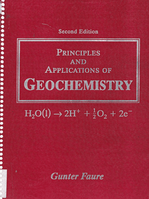 Principles and Applications of Geochemistry 2nd Edition