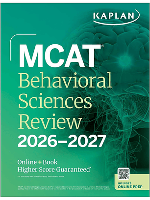 MCAT Behavioral Sciences Review 2026-2027