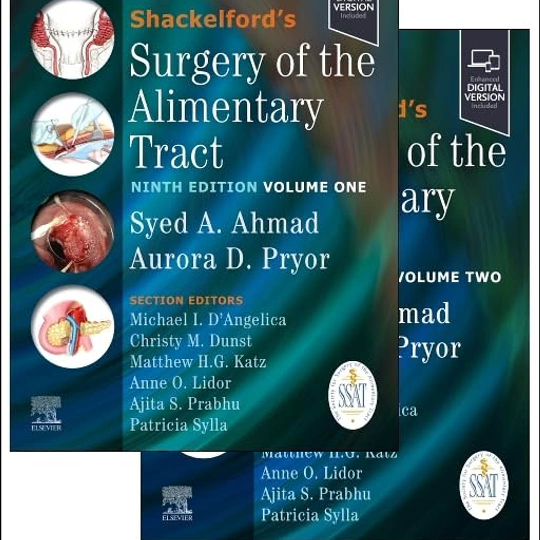Shackelford's Surgery of the Alimentary Tract, 2 Volume Set 9th Edition 1