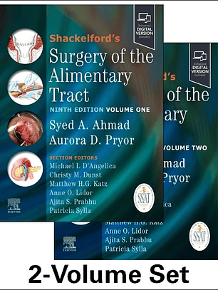 Shackelford's Surgery of the Alimentary Tract, 2 Volume Set 9th Edition