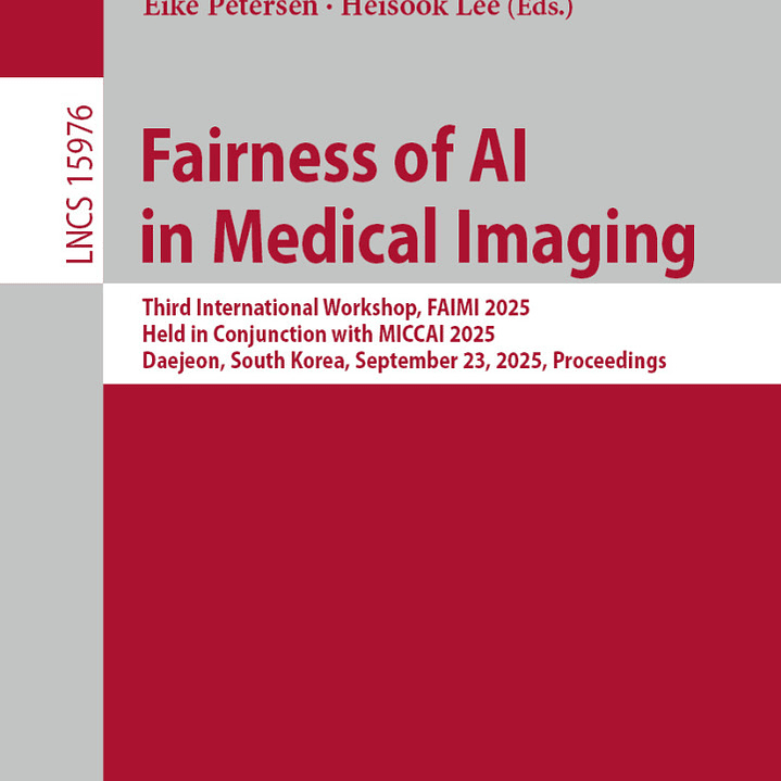 Fairness of AI in Medical Imaging   1