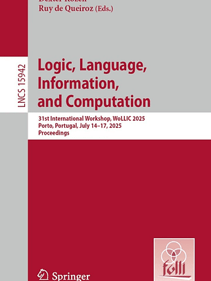 Logic, Language, Information, and Computation