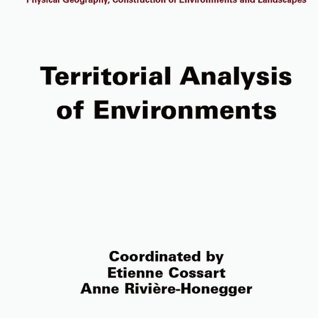Territorial Analysis of Environments  1