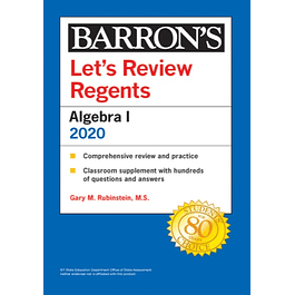 Let's Review Regents: Algebra I 2020 (Barron's Regents NY)
