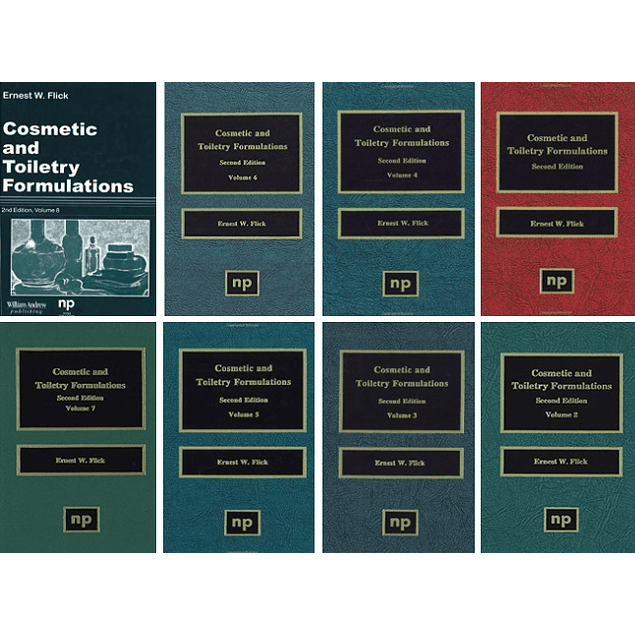  Cosmetic and Toiletry Formulations, Volumes 1–8 