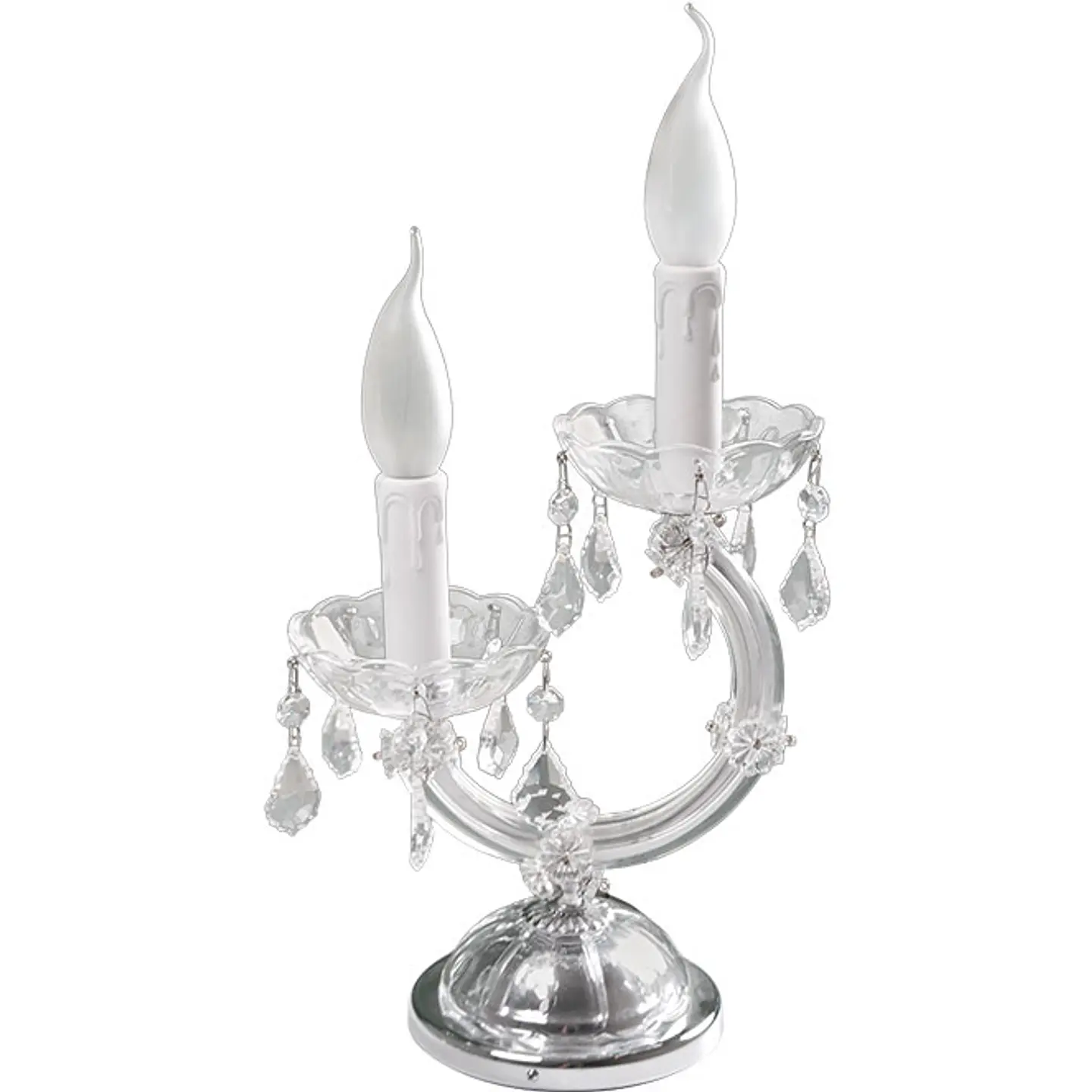 Candeeiro de mesa M.TERESA 2xE14 (armação com cristais) 1