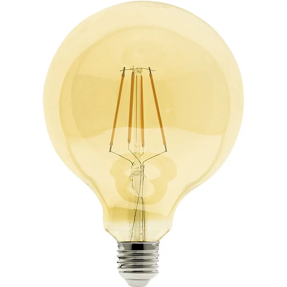 Lâmpada E27 (grosso) Globo JOBIM LED D125 8W 2200K 850lm Ambar 1