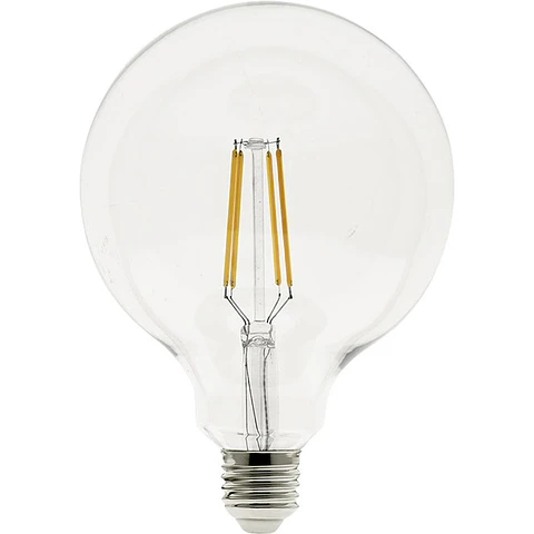 Lâmpada E27 (grosso) Globo JOBIM LED D125 8W 2700K 1055lm Transparente