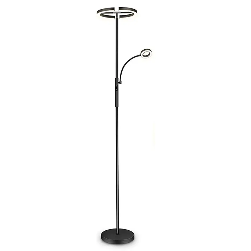 Candeeiro de pé IRIS com braço de leitura 20W+7W LED CCT (3000K-6000K) 1