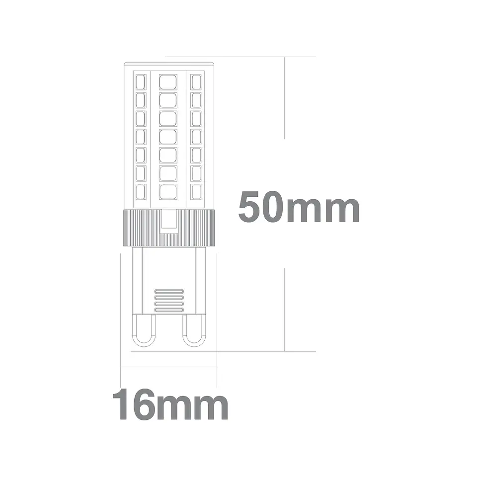 Lâmpada G9 PIXY LED 5W 6400K 530lm Branca 2