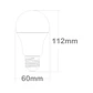 Lâmpada E27 (grosso) GLS (standard) DURAMAX 11W 3000K 1055lm - Thumbnail 2