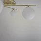 Plafond ANALU 5xG9 C.79xL.49xAlt.17cm dourado/branco - Thumbnail 2