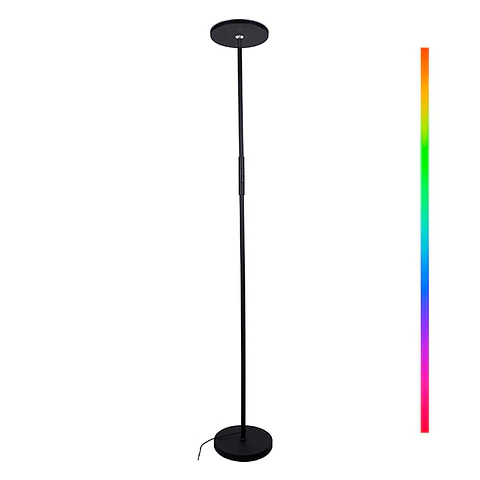 Candeeiro de pé SMART 24W LED RGB+CCT (2700K-6500K), APP, WIFI+BLUETOOTH, Alexa e Google Assistant