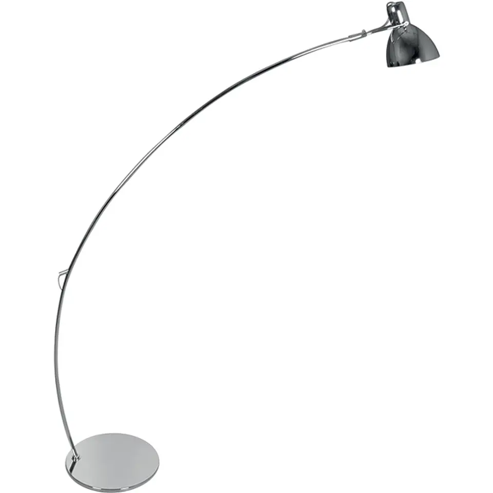 Candeeiro de pé EVELYN 1xE27 C.30xL.120xAlt.145cm cromado 1