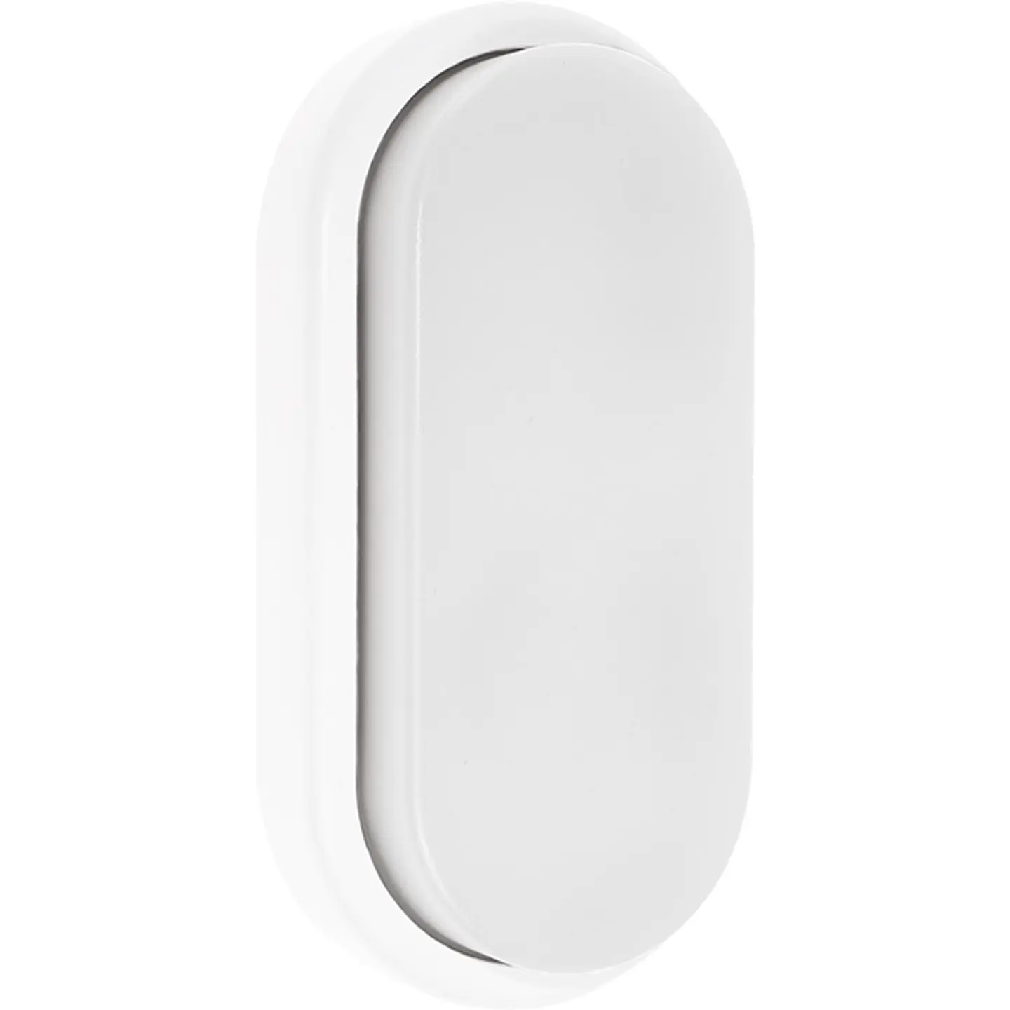 Aplique SURF ECOVISION oval IP65 1x18W LED 1200lm 6400K 120°C.10xL.5xA.20cm policarbonato branco 1