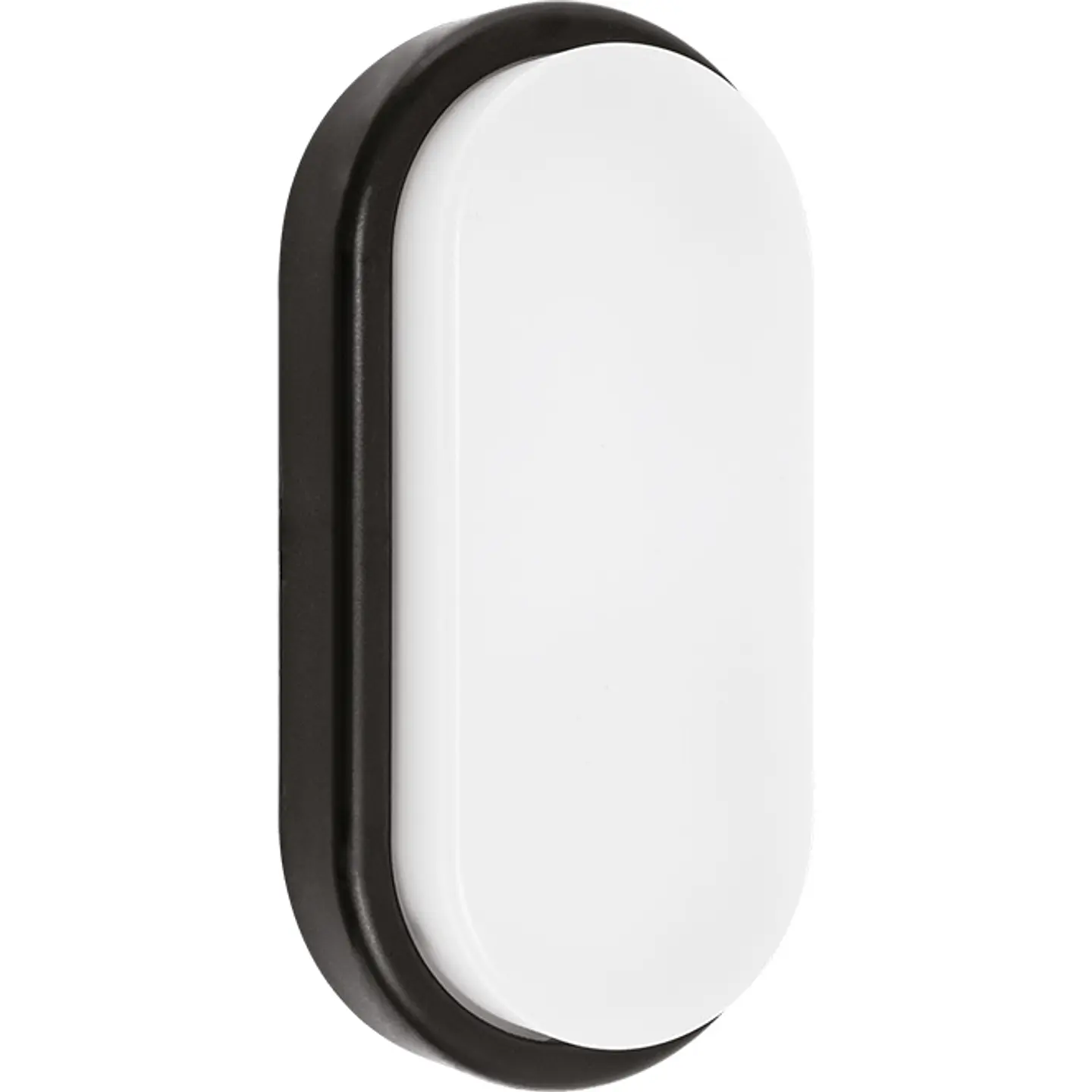 Aplique SURF ECOVISION oval IP65 1x18W LED 1200lm 6400K 120°C.10xL.5xA.20cm policarbonato (PC) preto 1