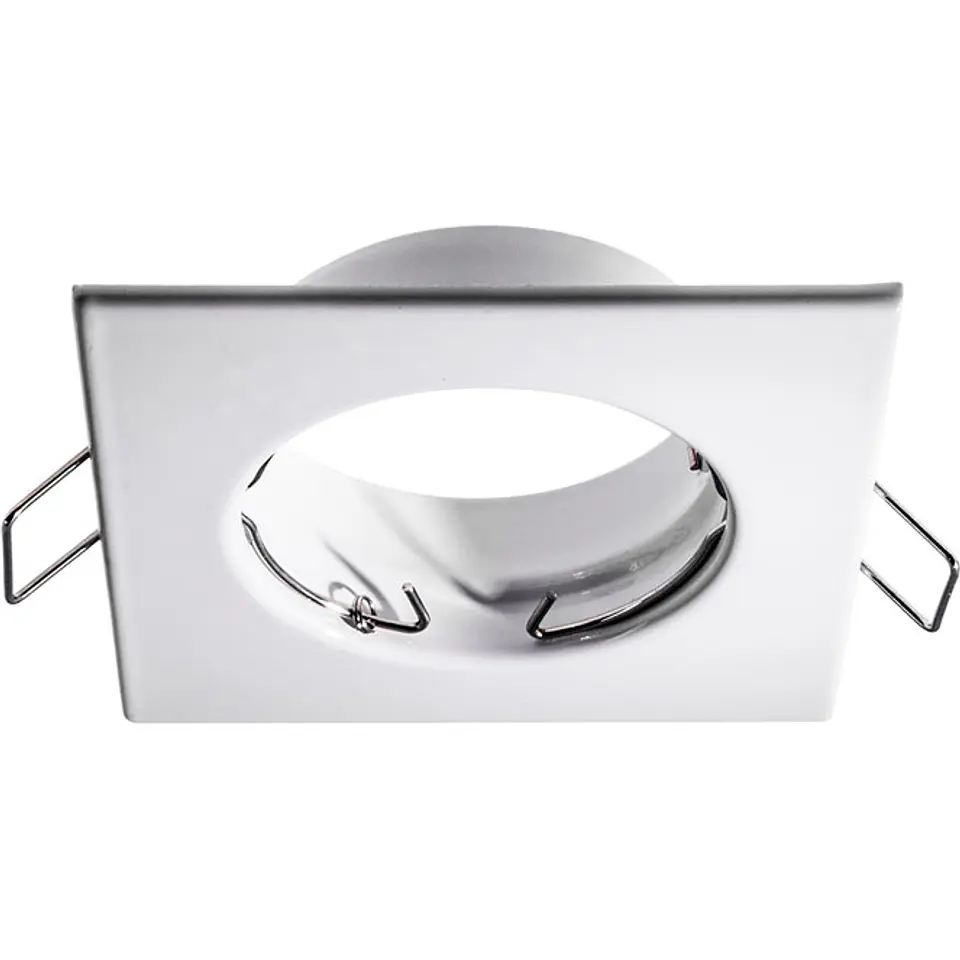 Aro de encastrar INTECA quadrado fixo C.8xL.8xAlt.2,1cm branco 1