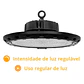 Campânula SUPERVISION luz regulável IP65 1x150W LED 15000lm 6400K 90° Alt.15xD.34cm preto - Thumbnail 2