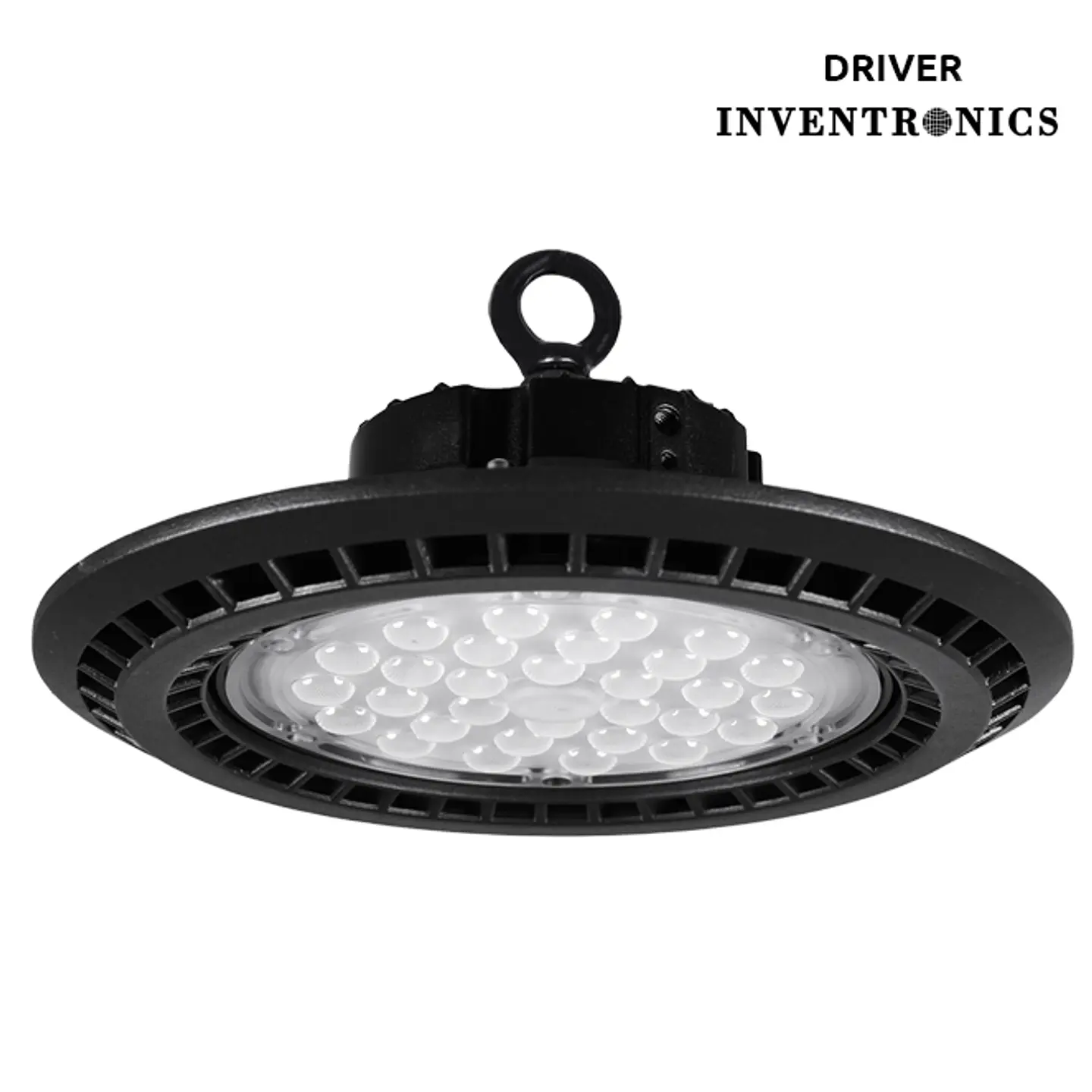 Campânula MEGAVISION IP65 1x250W LED 25000lm 6400K 90° Alt.22xD.39cm preto 1