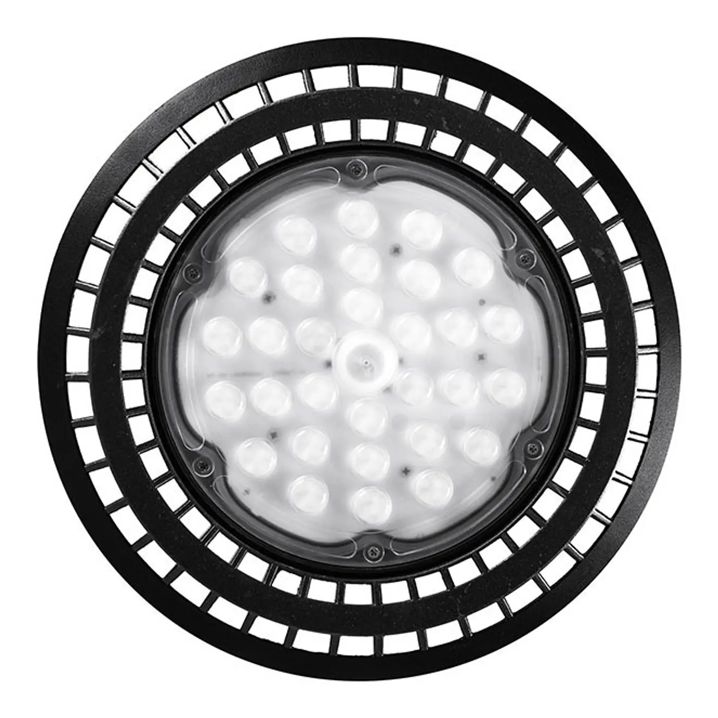 Campânula MEGAVISION IP65 1x100W LED 12000lm 6400K 90° Alt.13,5xD.29,5cm preto 2