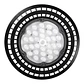 Campânula MEGAVISION IP65 1x250W LED 25000lm 6400K 90° Alt.22xD.39cm preto - Thumbnail 2
