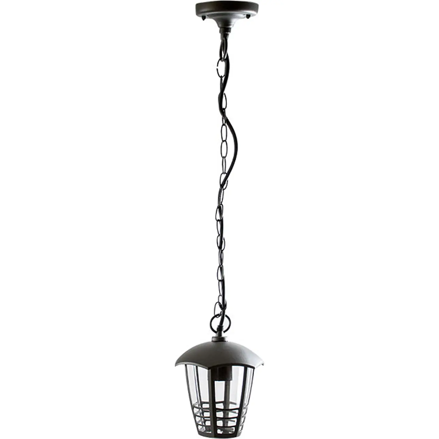 Suspensão TERVA IP44 1xE27 Alt.Reg.xD.17cm antracite 1