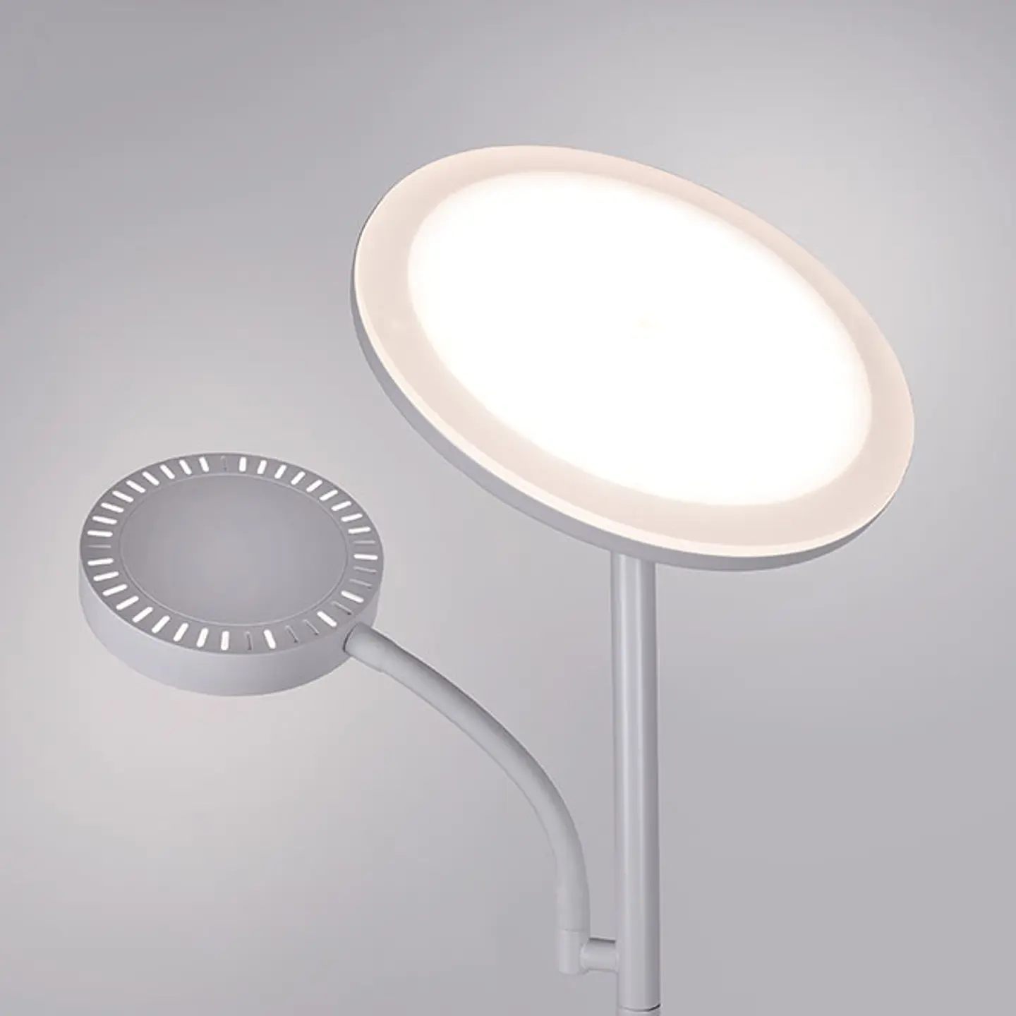Candeeiro de pé LAGOS com braço de leitura 15+10W LED 4000K 1140+750lm Alt.174xD.24cm 3
