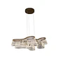 Suspensão LED CAMILLE CCT 50W 2000lm 2700K/4000K/6000K D.78cm Dourado - Thumbnail 1
