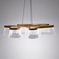 Suspensão LED CAMILLE CCT 50W 2000lm 2700K/4000K/6000K D.78cm Dourado - Thumbnail 2