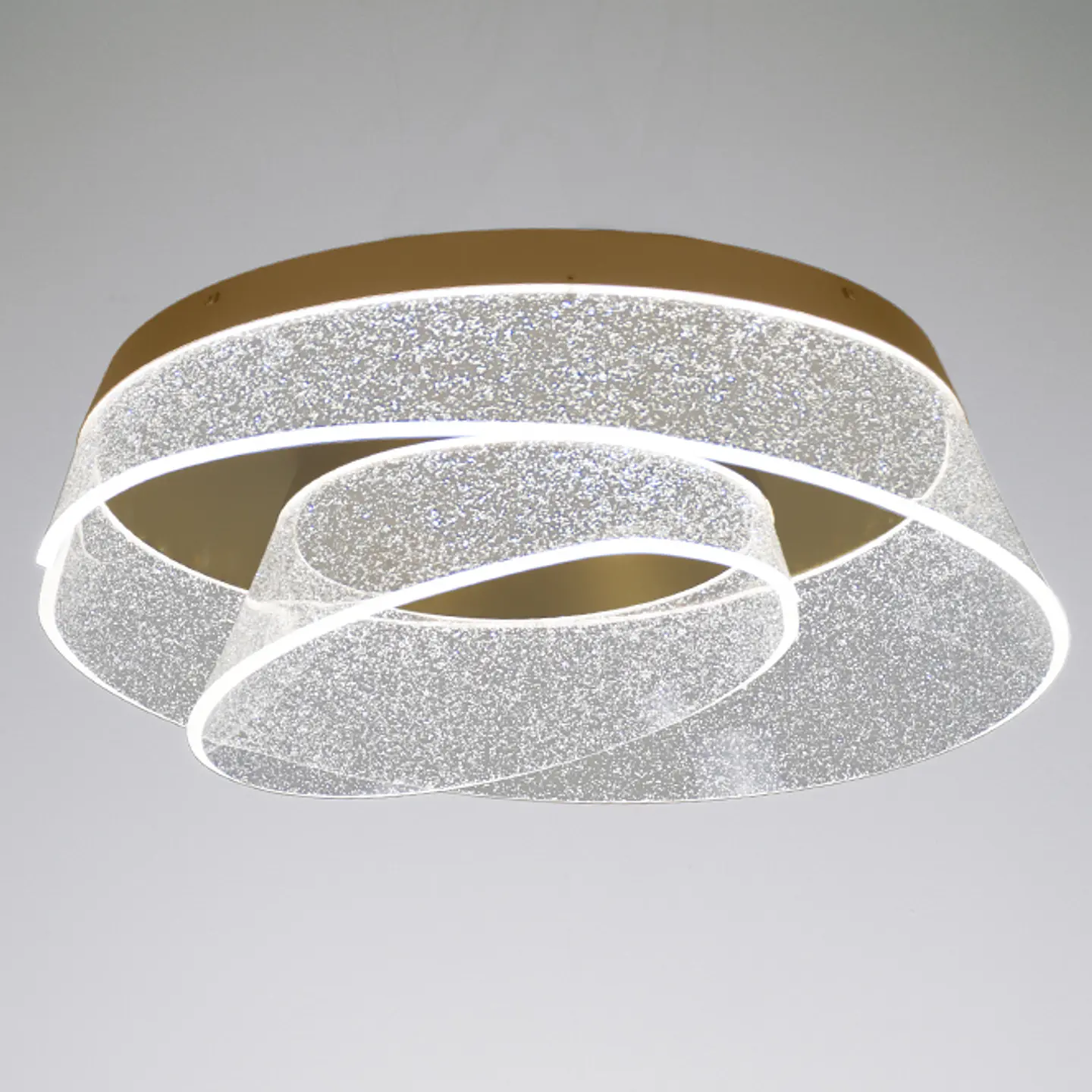 Plafond LED CAMILLE CCT 30W 630lm 2700K/4000K/6000K D.50cm Dourado 2