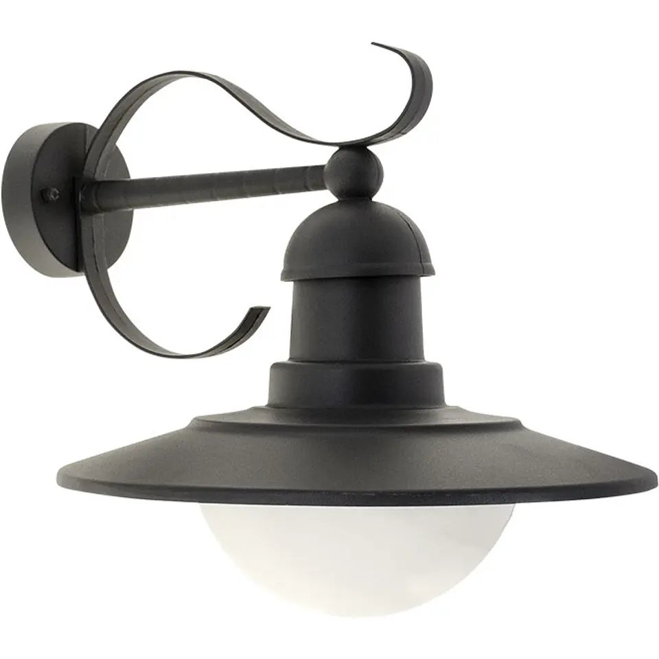 Aplique TORVA IP44 1xE27 C.30xL.37xAlt.30cm antracite 1