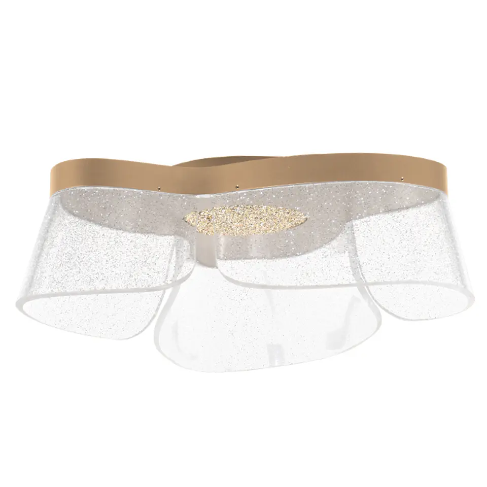 Plafond CAMILLE CCT 40W LED 1000m 2500K/4000K/6000K D.50cm Dourado 2