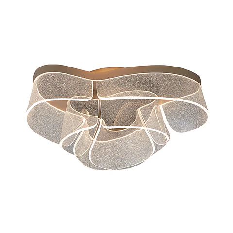 Plafond CAMILLE CCT 60W LED 1700m 2700K/4000K/6000K D.70cm Dourado