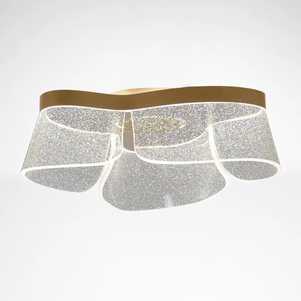 Plafond CAMILLE CCT 40W LED 1000m 2500K/4000K/6000K D.50cm Dourado 3