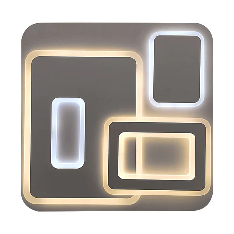 Plafond WONDERFUL 85W LED quadrado 6800lm 3000-6000K 50x50xAlt.5cm branco