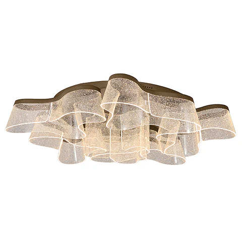 Plafond CAMILLE CCT 100W LED 4000lm 2700K/4000K/6000K D.108,5cm Dourado