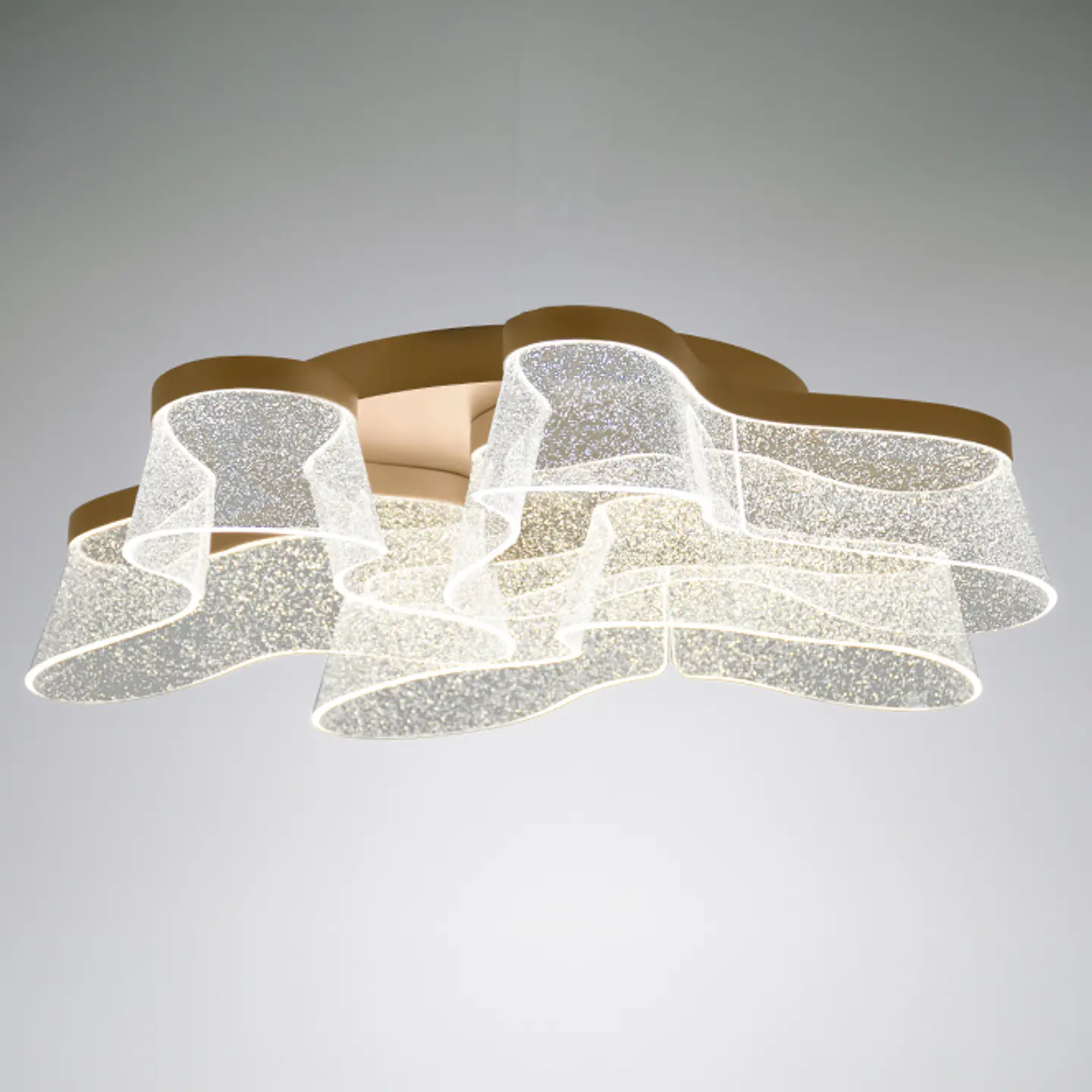 Plafond CAMILLE CCT 50W LED 2200m 2700K/4000K/6000K D.76cm Dourado 3