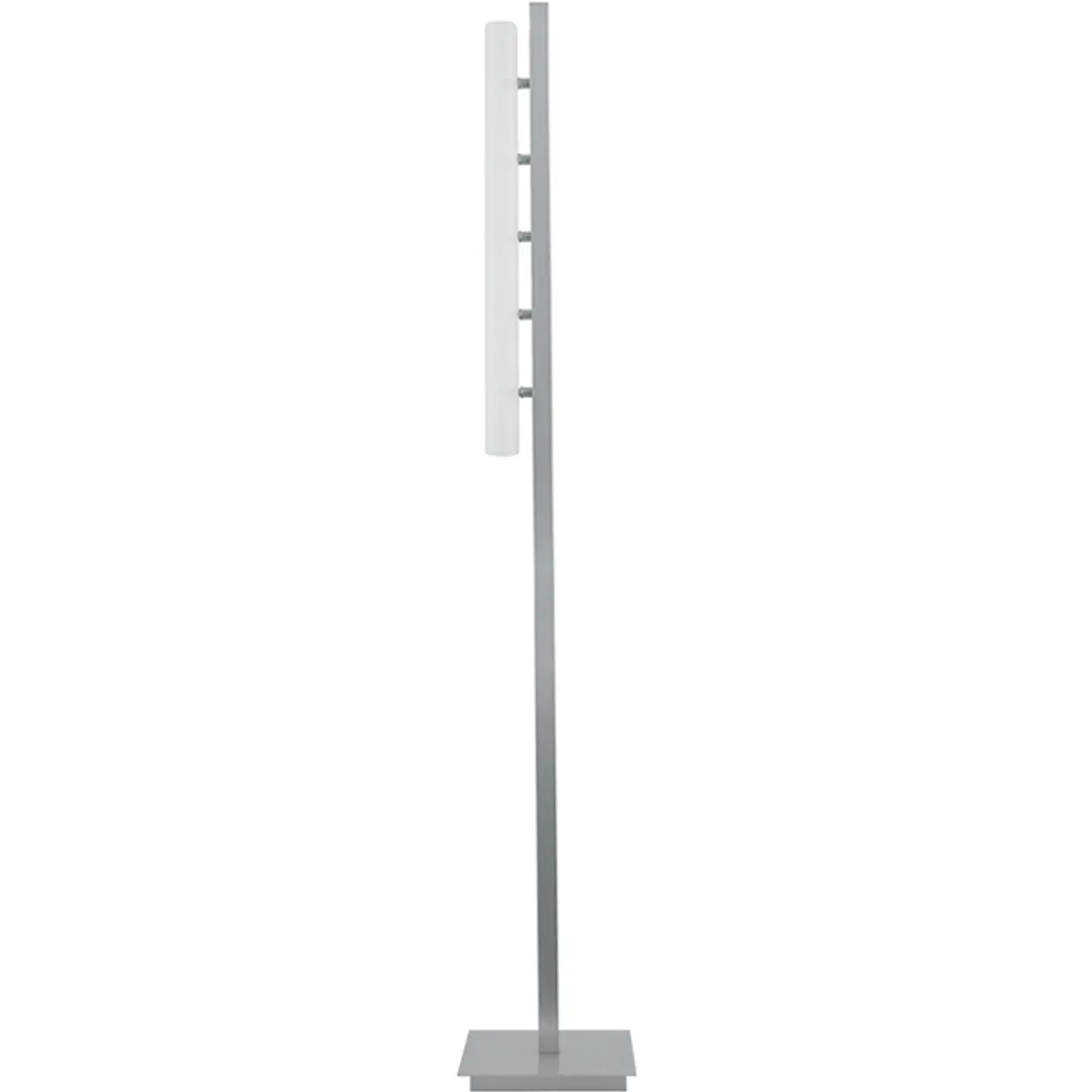 Candeeiro de pé DINA quadrado 5xG9 C.25xL.25xAlt.162cm níquel 1