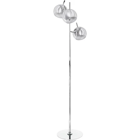 Candeeiro de pé ADALGISA 3xE27 Alt.Reg.xD.35cm cromado