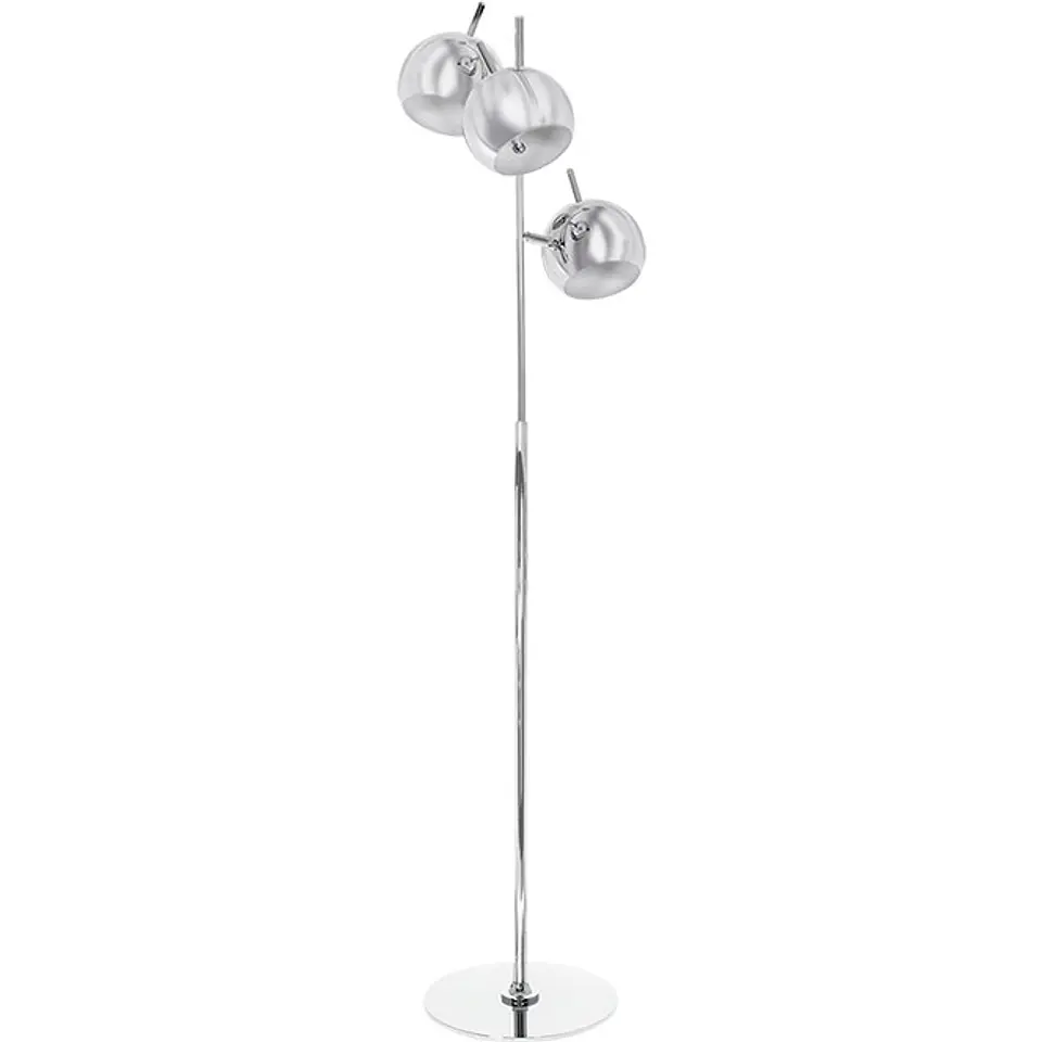 Candeeiro de pé ADALGISA 3xE27 Alt.Reg.xD.35cm cromado 1