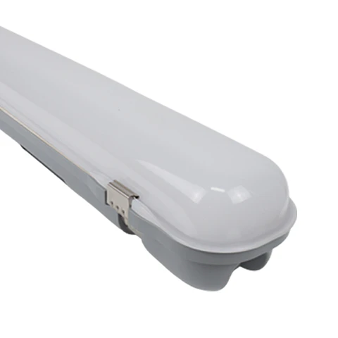 Armadura estanque LINESTA X2 D 120cm IP65 36W LED 3850lm 6400K C.120xL.7,4xAlt.7,5cm cinzento