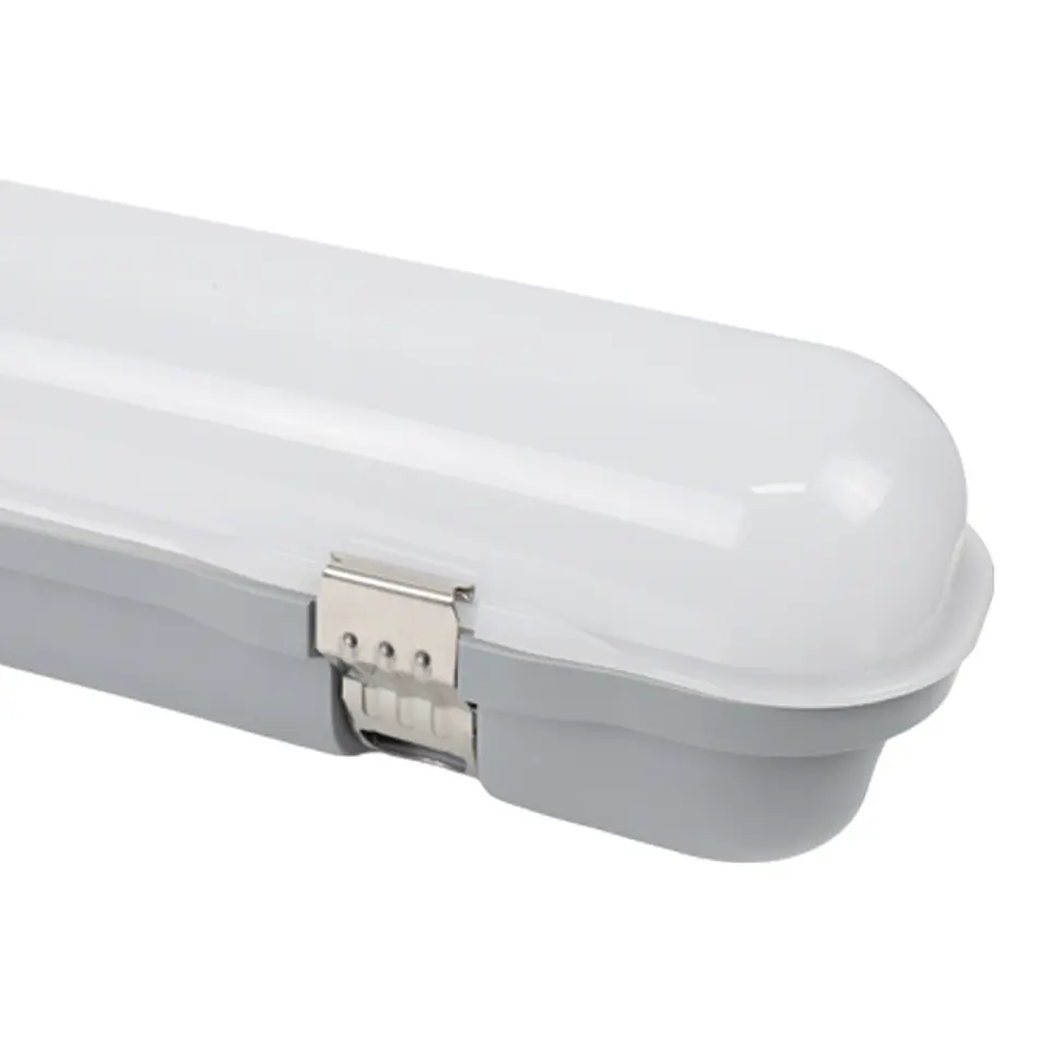 Armadura estanque LINESTA X2 D 120cm IP65 36W LED 3850lm 4000K C.120xL.7,4xAlt.7,5cm cinzento 3